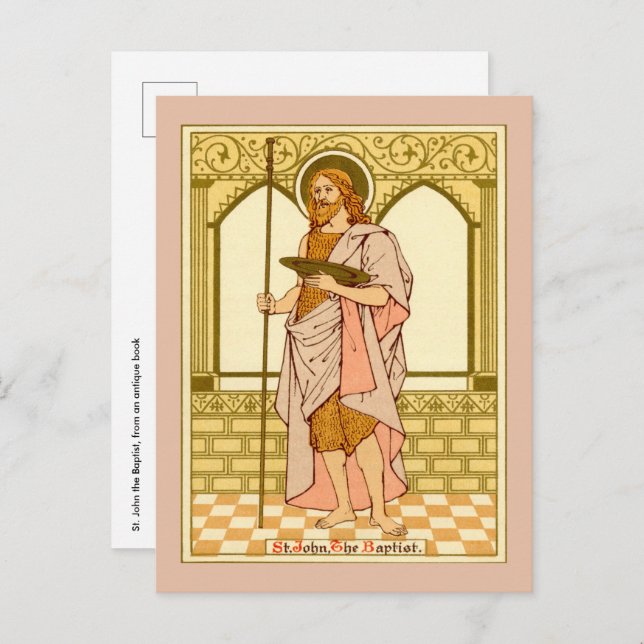 San Juan Bautista (RLS 06) Tarjeta Postal (Anverso / Reverso)