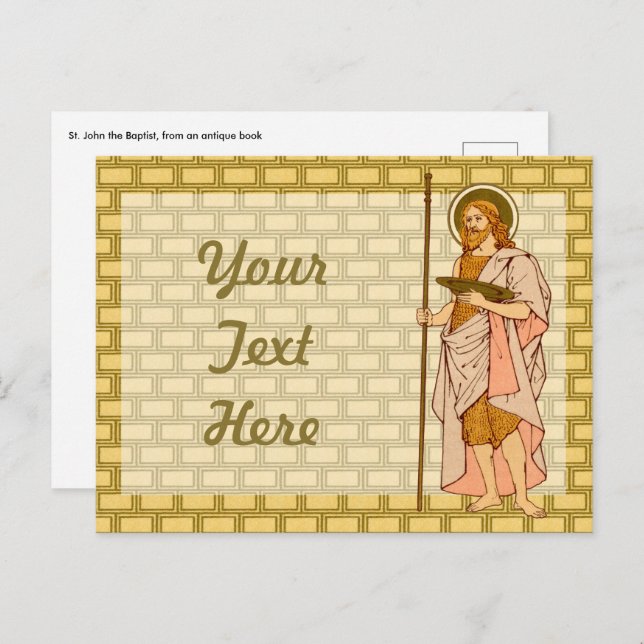 San Juan Bautista (RLS 06) Tarjeta Postal (Anverso / Reverso)