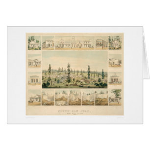 San Juan del norte, mapa panorámico 1858 (1567A)