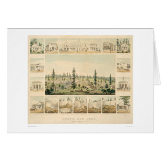 San Juan del norte, mapa panorámico 1858 (1567A)