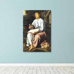 San Juan en Patmos, arte fino,