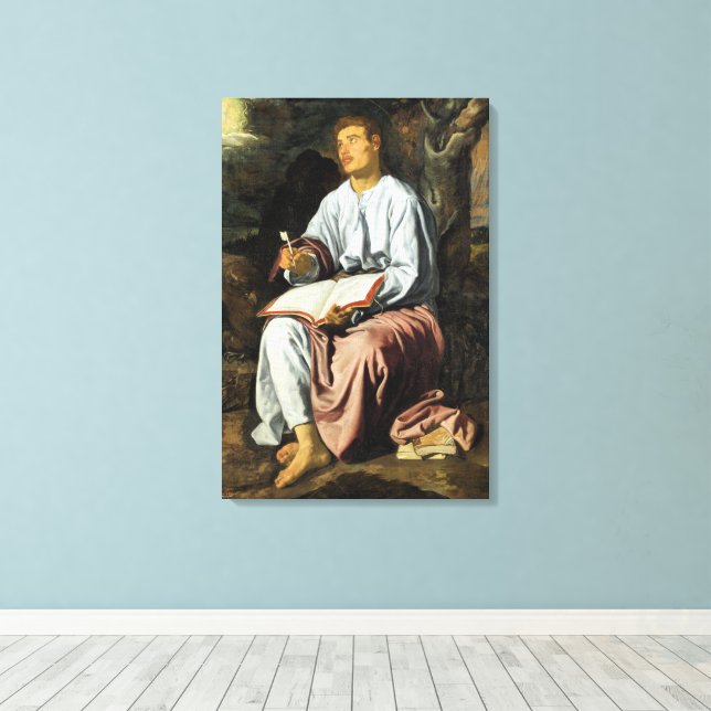 San Juan en Patmos, arte fino, (Insitu (piso de madera))