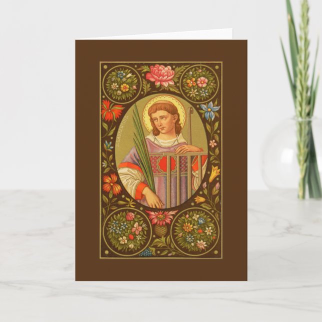 San Lorenzo de Roma (PM 04) Tarjeta de felicitació (Anverso)