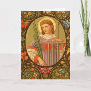 San Lorenzo de Roma (PM 04) Tarjeta de saludo en