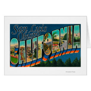 San Luis Obispo, California - escena grande de la