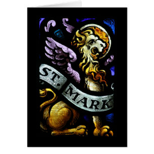 San Marcos el arte del vitral del evangelista