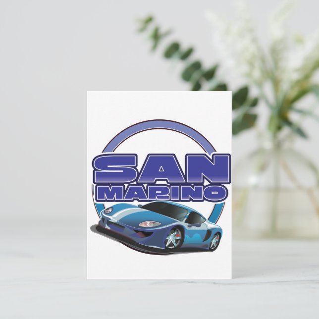 san marino Sports car (Anverso de pie)