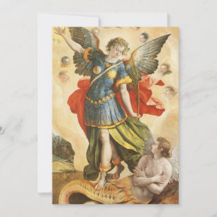 San Miguel Antiguo Derrota a Lucifer Invitación
