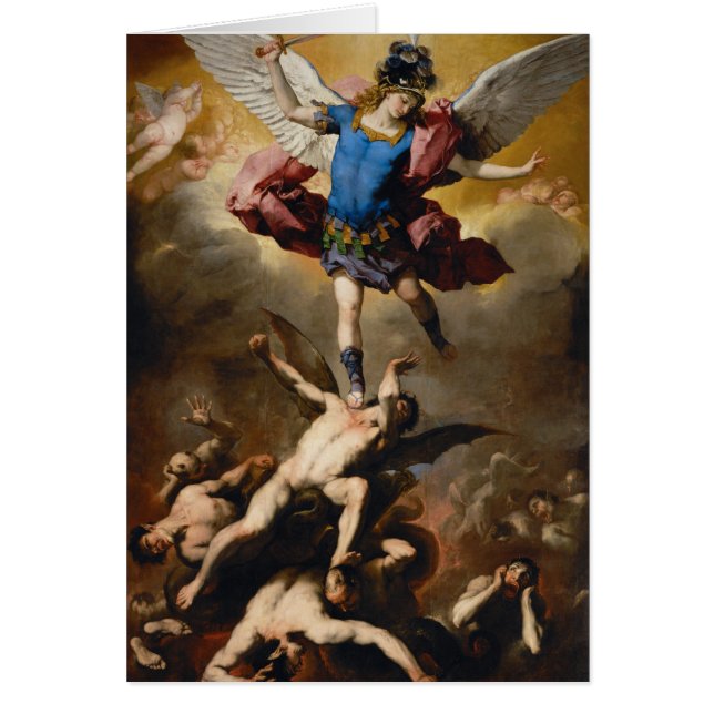 San Miguel el Orador Arcángel San Policías (Frente)