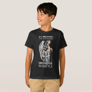 San Miguel la camiseta católica del ángel de los