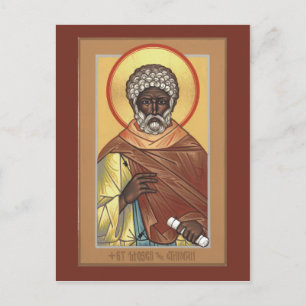 San Moisés, la tarjeta de oración etíope