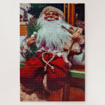 San Nicolás Vintage con regalos | Rompecabezas de