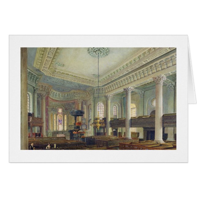 San Pablo, Deptford (w/c en el papel) (Anverso (Horizontal))