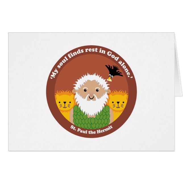 San Pablo el ermitaño (Anverso (Horizontal))