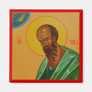 San Pablo el imán ortodoxo del icono del apóstol
