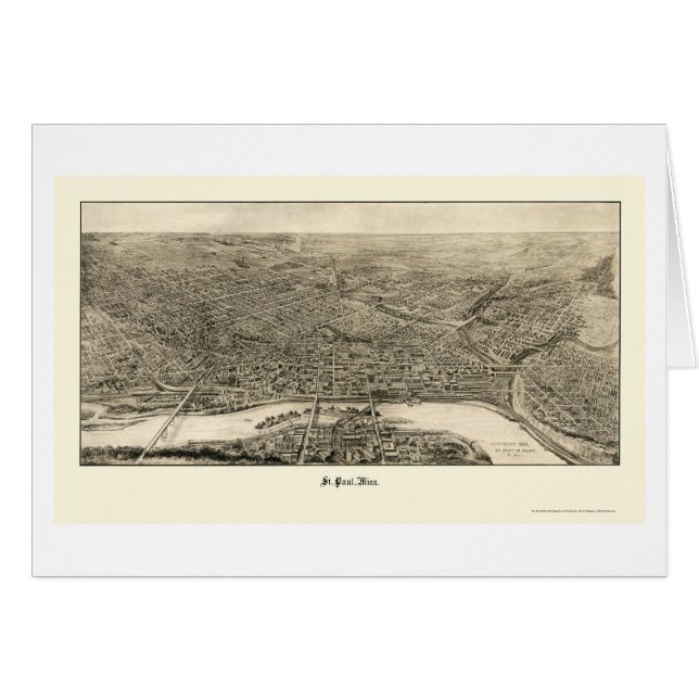 San Pablo, mapa panorámico del manganeso - 1906 (Anverso (Horizontal))