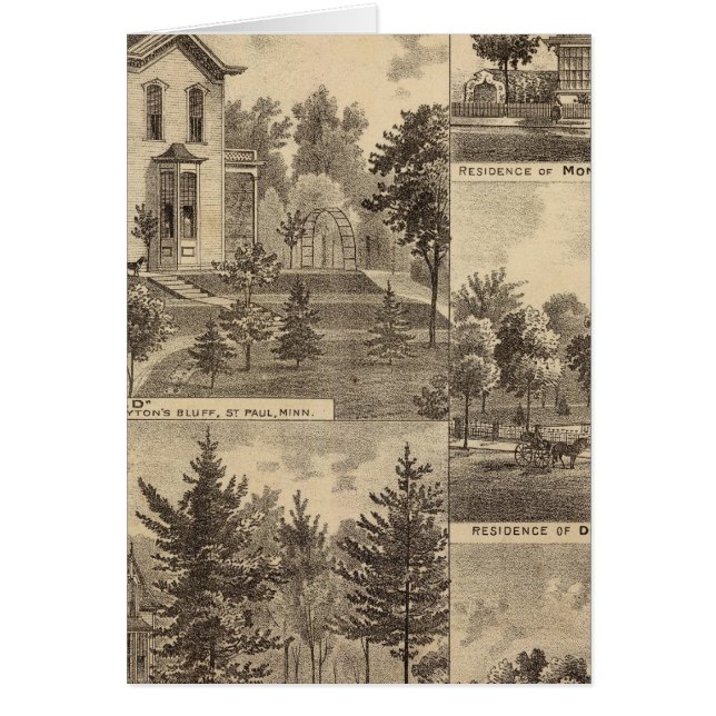 San Pablo, Minnesota Lithograph (Frente)