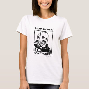San Padre Pío Tee Católico De Camisetas