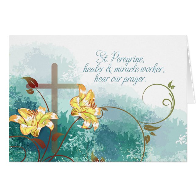 San Peregrino, patrono del cáncer (Anverso (Horizontal))