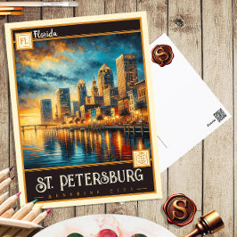 San Petersburgo, Florida | Postal de época