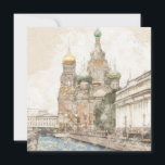 San Petersburgo, Tarjeta de Consejo de Bodas de Ru<br><div class="desc">San Petersburgo, Tarjeta de Consejos de Bodas de Rusia - Elegante Mensaje de Invitado Inspirado en el Viaje Keepsake Añada un encanto internacional a su boda o evento con esta tarjeta de consejo de San Petersburgo, de temática rusa. Diseñado para que los huéspedes puedan dejar sus más sentidos deseos, consejos...</div>