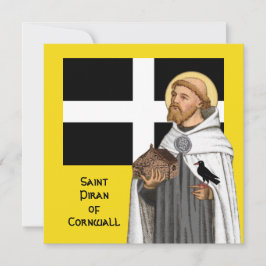 San Pirán de Cornwall (SAE 01) y su bandera