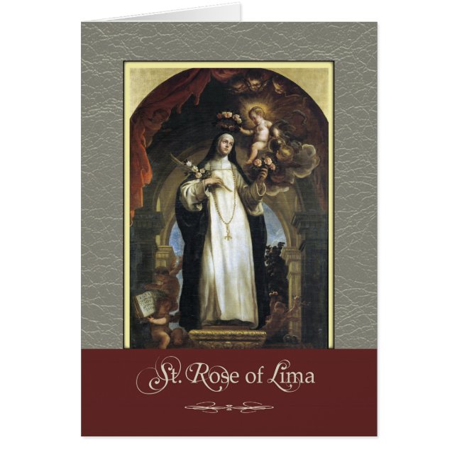 San Rosa de Lima rezan por nosotros (Frente)