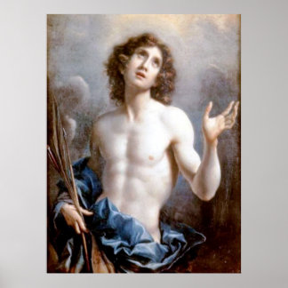 San Sebastián 1640 Carlo Dolci Póster de Arte Fino