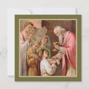 San Tarcisio recibiendo la Eucaristía (BL 02)