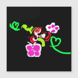 San Valentín de mariposas y rosas