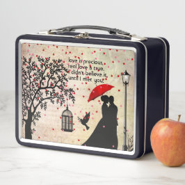 San Valentín de poesía negra y beige de época