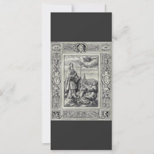 San Valentín de Roma Grabado Arte Premium