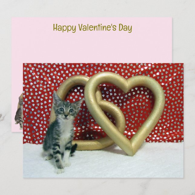 San Valentín de Tabitha - Gato / San Valentín de g (Anverso / Reverso)