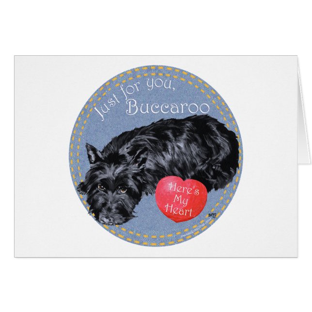 San Valentín del Terrier Escocés (Anverso (Horizontal))