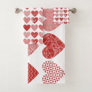 San Valentín lindo amor dulce patrón de corazón ro