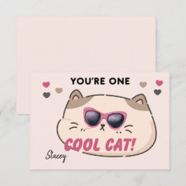 San Valentín para el salón de clase "Eres un gato 