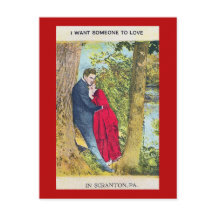 San Valentín te quiero en la tarjeta postal de Scr