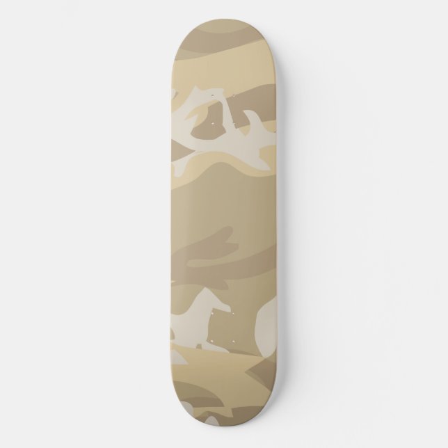 Sand Camouflage Skateboard (Anverso)