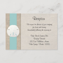 Sand Dollar Beach Boda Coche Invitación