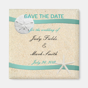 Sand Dollar Beach Wedding Salva El Imán De La Fech