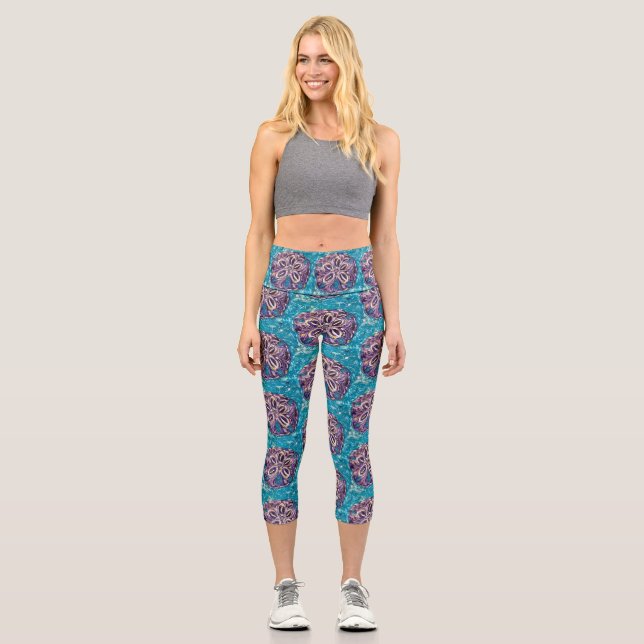 Sand Dollar Capri Leggings (Anverso)