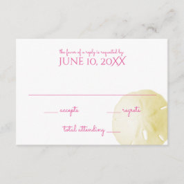 Sand Dollar Wedding RSVP