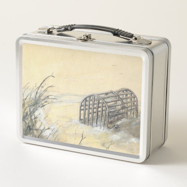 Sand Dune Lobster Trap Beach Maureen Girard (Anverso)