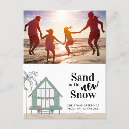 Sand es la nueva foto Navidad de la nieve