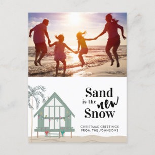 Sand es la nueva foto Navidad de la nieve