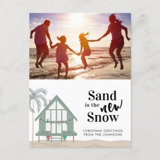 Sand es la nueva foto Navidad de la nieve