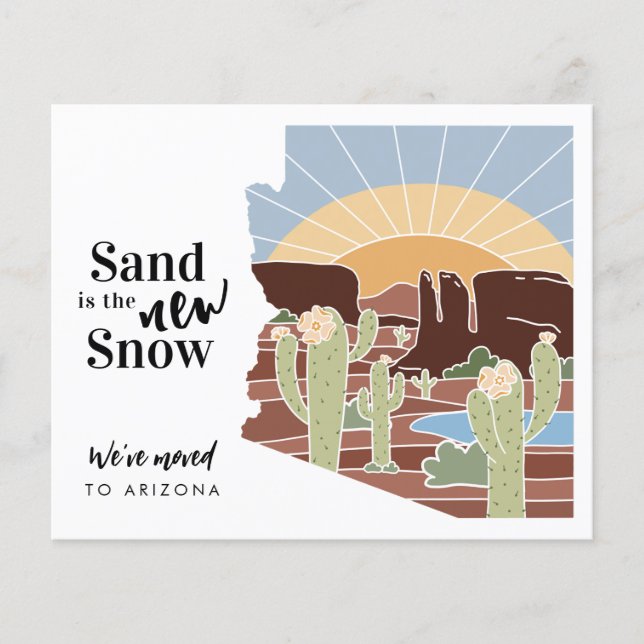 Sand es la nueva tarjeta de dirección de Snow Ariz (Anverso)