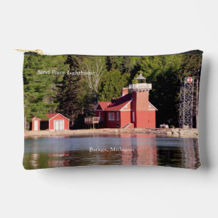 Sand Point Lighthouse Baraga bolsa de cremallera