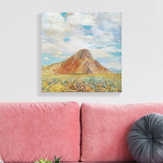 Sand Springs Butte por Childe Hassam, arte de époc (Insitu (Sala de estar))