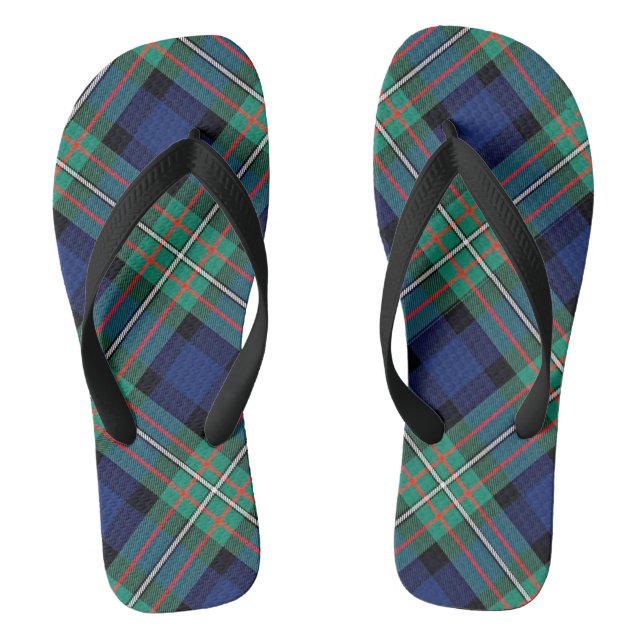 Sandalias de Flip Flop de Tartán (Plantilla)